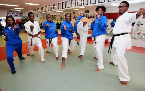 Kokoro Karate students kick for a cause