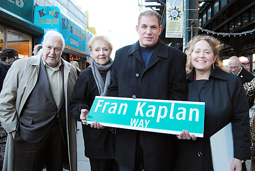 ‘Kaplan Way’ honors longtime Brighton activist