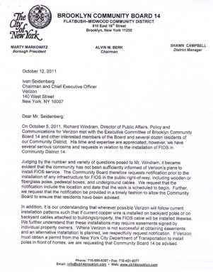 Pole position: Midwood mad over Verizon’s silence on infrastructure.