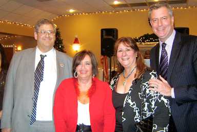 Democrats eat, drink and make merry at Thomas Jefferson Club holiday party!