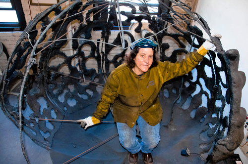 Slope artist explores her demons — by sculpting demons