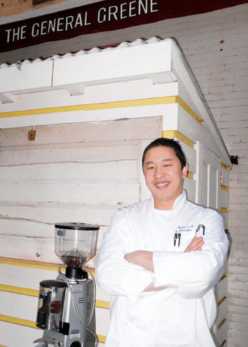 General Greene fights back! Restaurant owner recovers stolen espresso machine