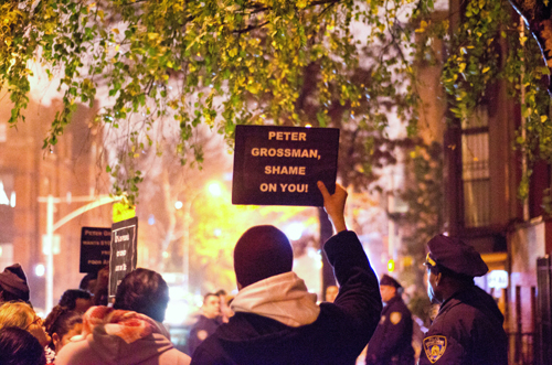 Protesters ‘Occupy’ Clinton Hill financier’s home!