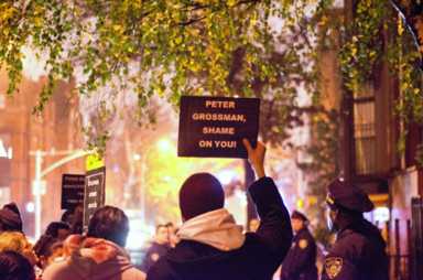 Protesters ‘Occupy’ Clinton Hill financier’s home!
