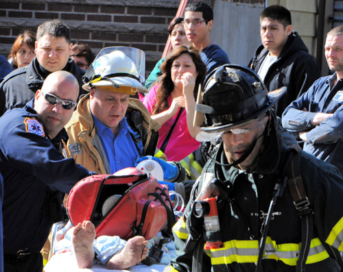 Elderly woman in critical condition following ‘hoarder’ fire