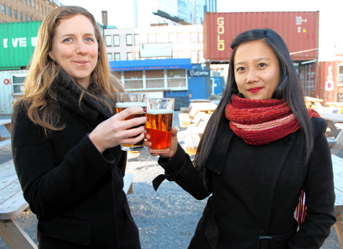 Beer garden blooms Downtown