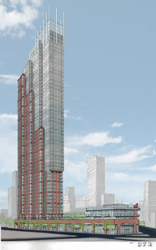 High-end high-rise planned on Flatbush