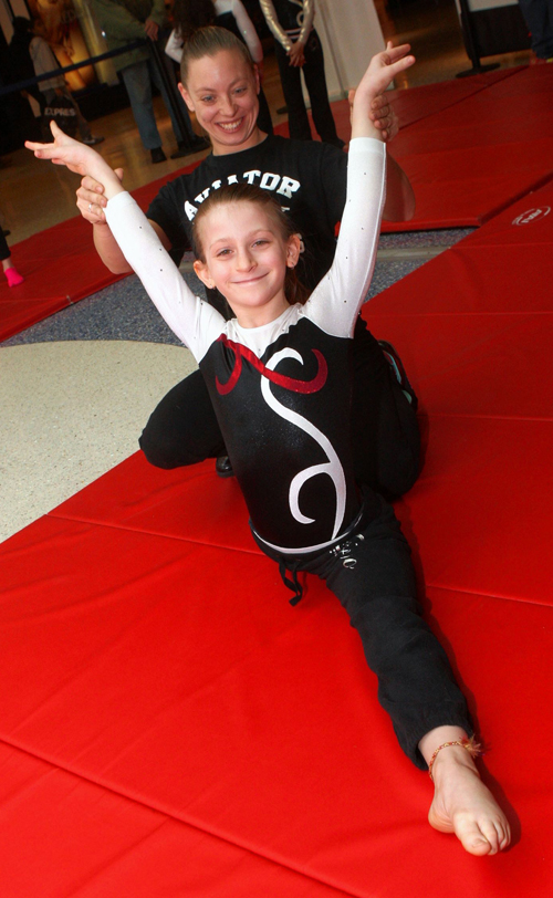 Kings Plaza flips for wee Aviator acrobats