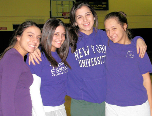 Sisterly love — give a little hug!