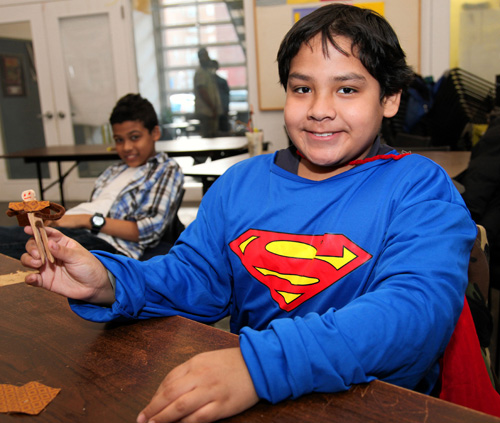 Student ‘superheroes’ use art to defeat conflict