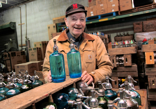 Water world! Seltzer men continue to churn up the bubbly