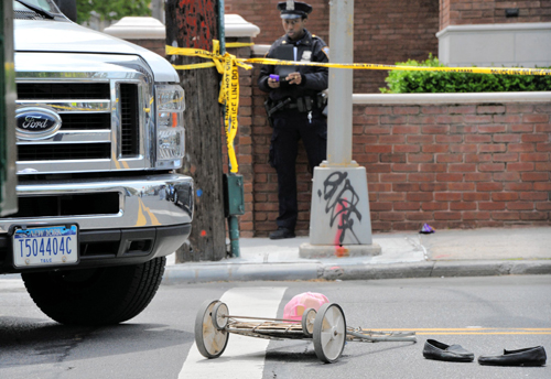 Senior mowed down — and an ambulance is to blame, police say