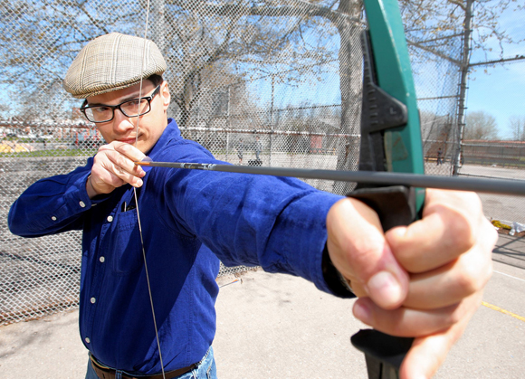 Kids learn the art of the bow in Marine Park