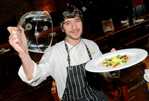Molecular menu at Williamsburg restaurant