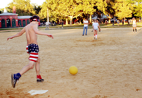 Kickball is the new city game — in Williamsburg