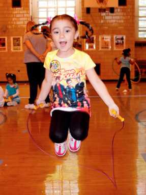 PS 52 students jump around for a good cause