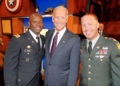 Army major keeps native borough close to heart