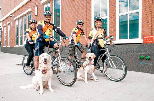 Blind bicyclists to race through borough today