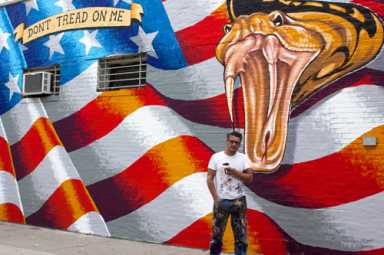 Old Glory is back — with fangs