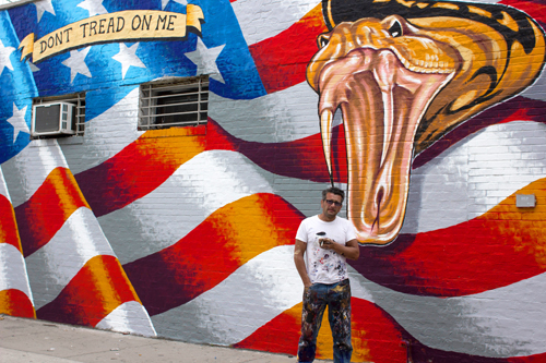 Old Glory is back — with fangs