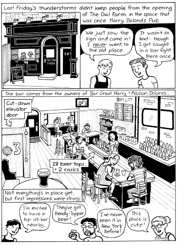 Bartoonist checks out hip watering hole inside former Slope dive