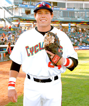 Holey mitt! Cyclone first baseman won’t give up his battered glove