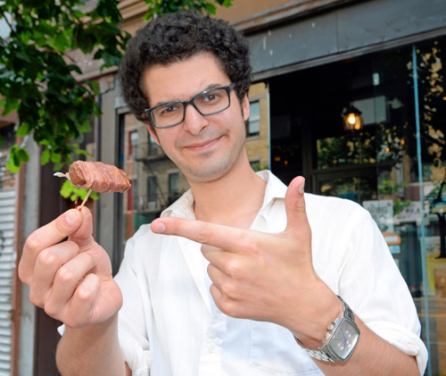 Park Slope pub serves Twix bars wrapped in prosciutto
