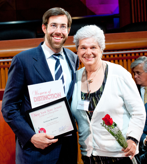Mama mia! Kathleen is honored!