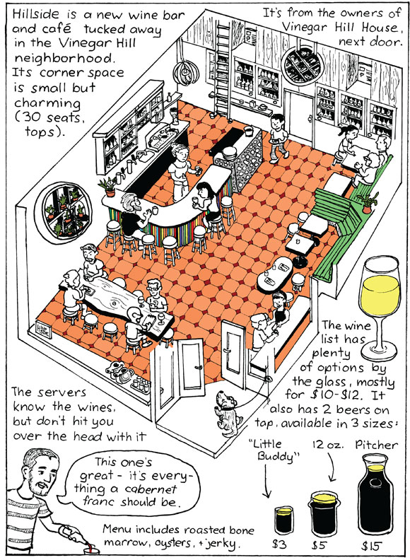 Bartoonist shares his thoughts on Vinegar Hill’s newest hangout