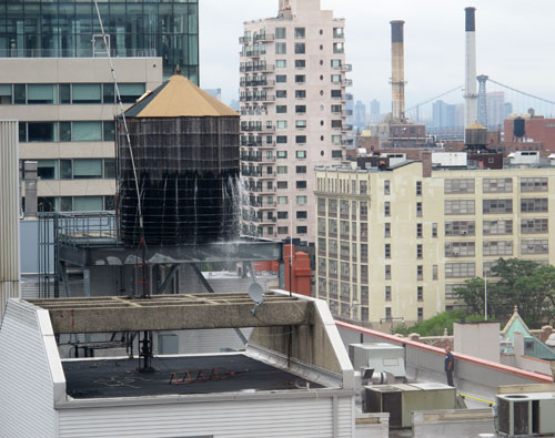 Water fall! Leaky tower leaves NYU–Poly wet, Brooklyn Paper newsroom shocked