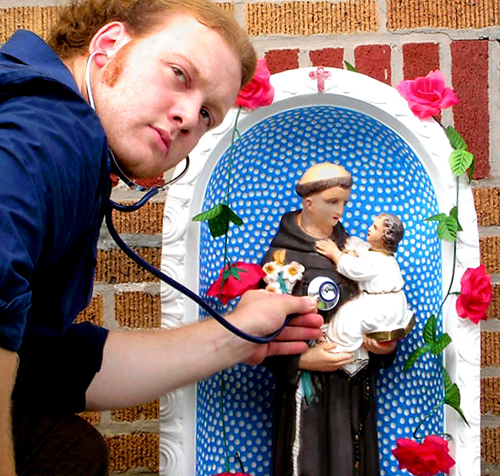 Saints alive! Statue has a heartbeat, residents say