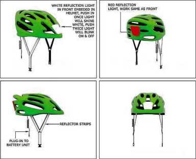 Prospect Heights inventor designs shiny, light-up bike helmet for cycling safety