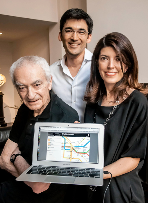 Back on the map! Vignelli returns with his famous subway diagram