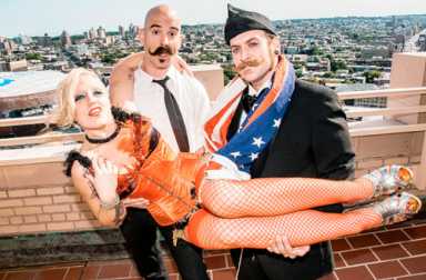 Support the troops — with burlesque!