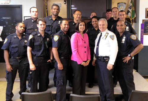 Welcome to the men in blue