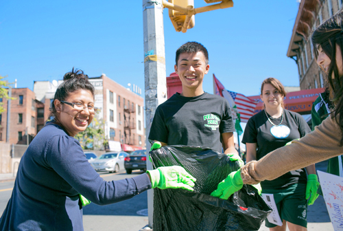 Teens fight for trash-free Bensonhurst