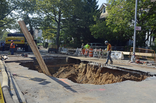 Residents: Ridge streets are caving in