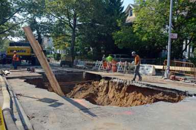 Residents: Ridge streets are caving in