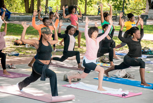 Zen and the art of hair maintenance: New yoga class for women with curls