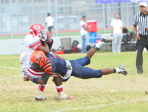 Orange crush! Jefferson beats John F. Kennedy High 20–14