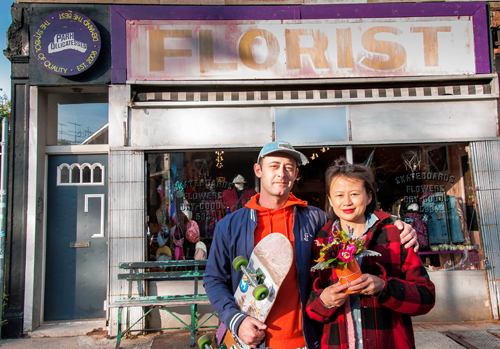 Blooming businesses: Shops of all kinds now sell flowers