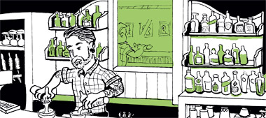 Our roving Bartoonist finds a bit of England in Bushwick