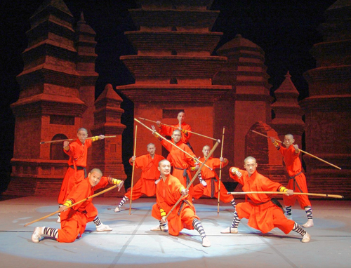 Shaolin monks show prowess in Brooklyn