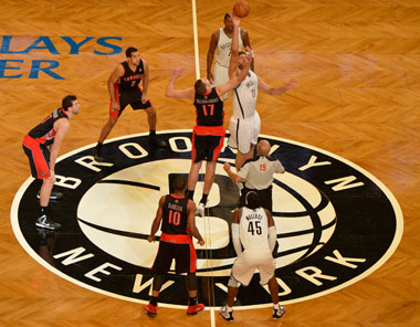 Brooklyn Nets triumph in borough’s first home game since 1957