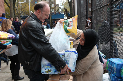 Occupy Wall Street preoccupied with Sandy relief