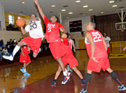 Samuel soars, but Badgers in title hoops game