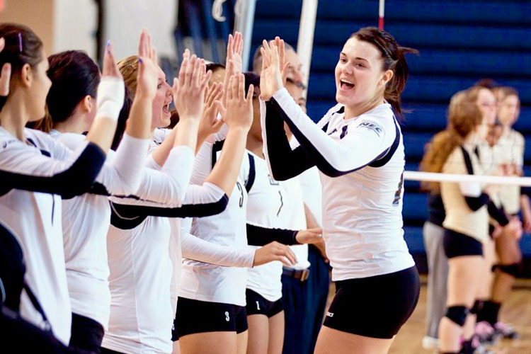 Twin terrors! Sisters hope to win volleyball crown together