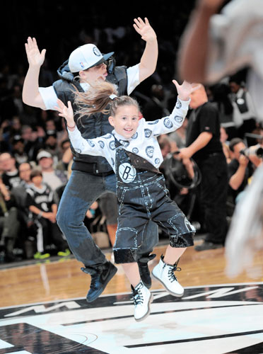 Beats, rhymes, tykes: Nets youth dancers are stars at Barclays Center