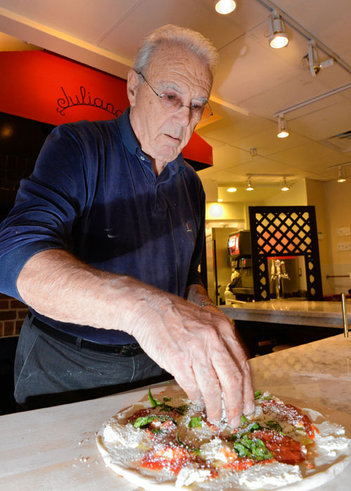 Pizza legend Patsy Grimaldi is making pies again — but not under his name