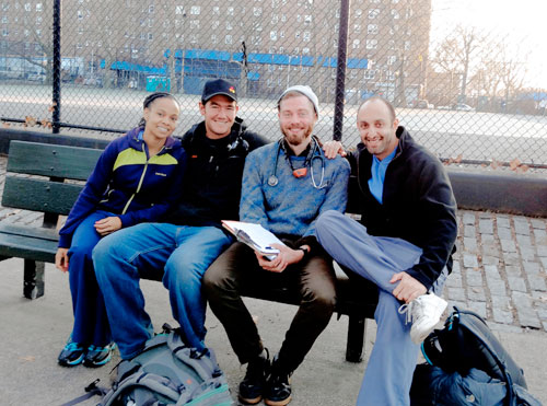 Doctors check up on Red Hook